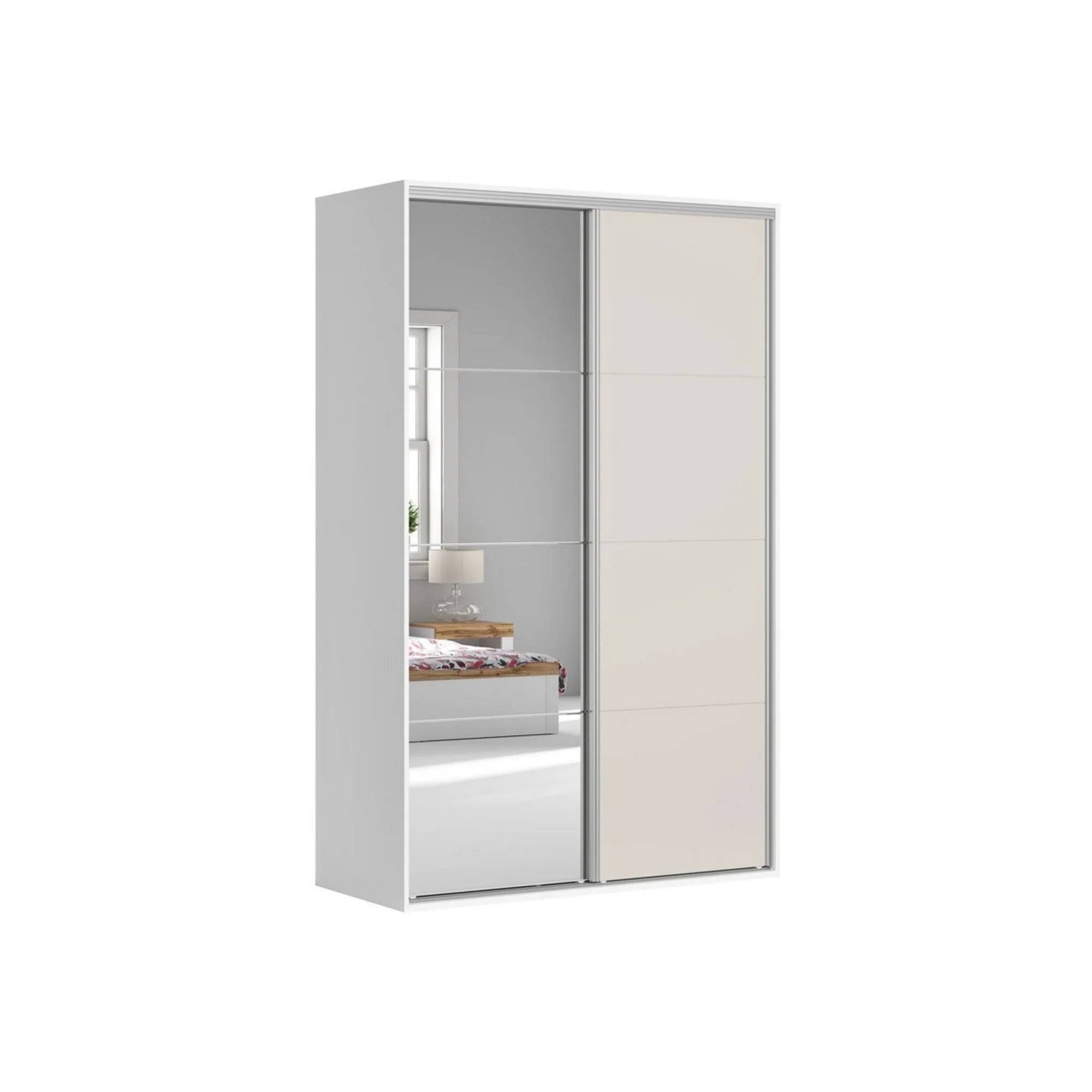 Dulap BERGEN OCN-29397, alb/casmir