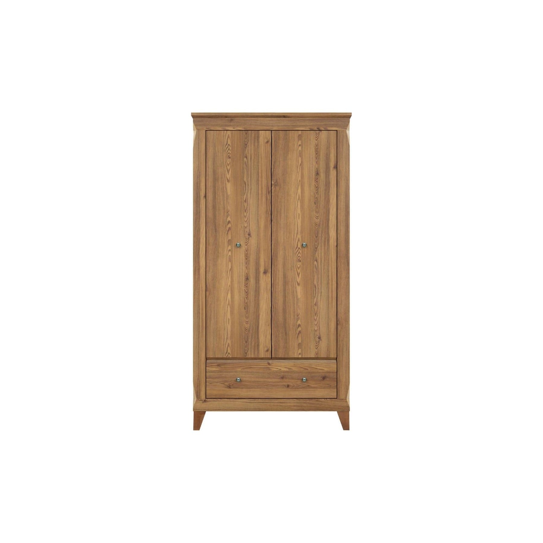 Dulap BERGEN, stejar zada Sibiu, PAL, cu 2 usi si un sertar, 102x63x202 cm