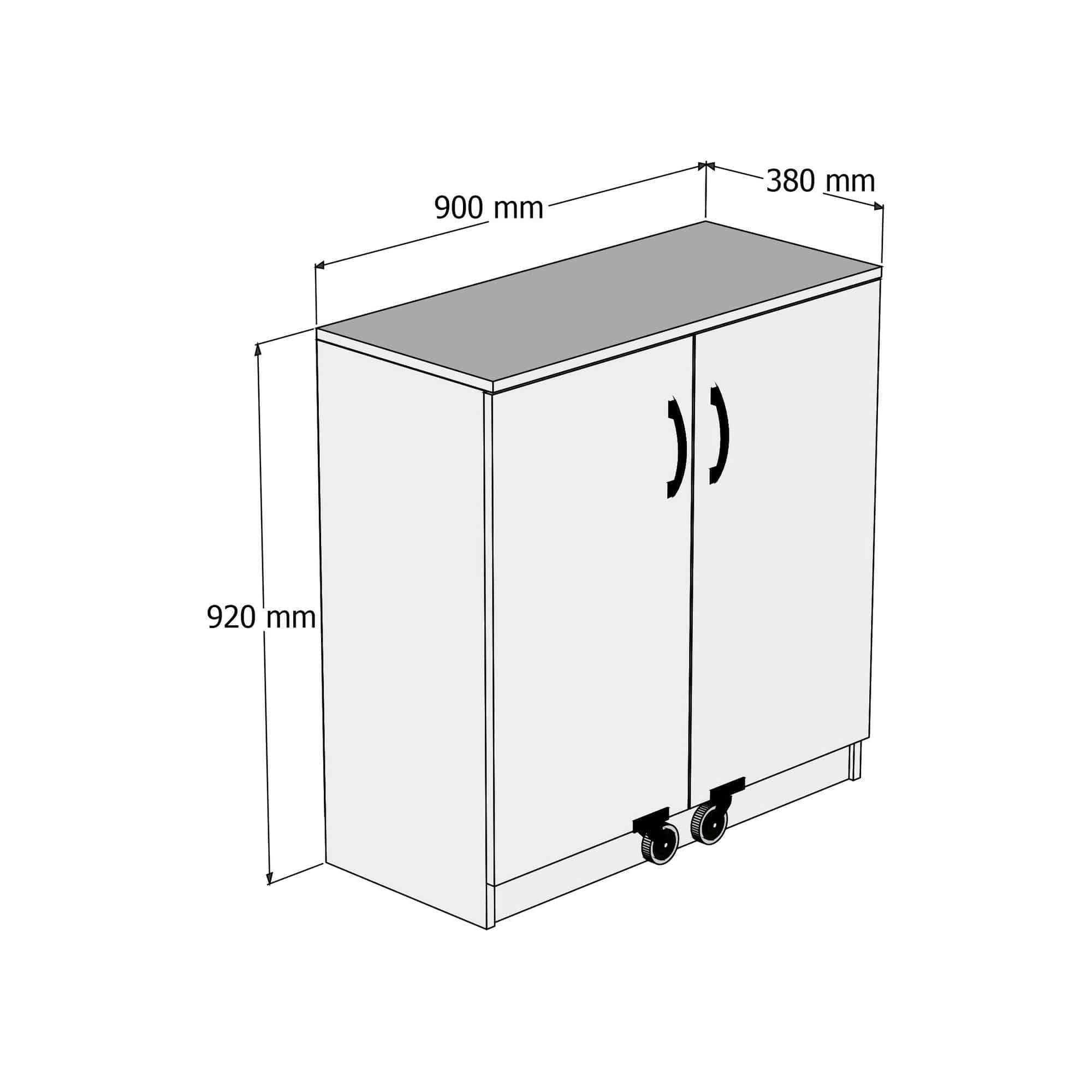 Dulap bucatarie AMSTERDAM OCN-32900, alb