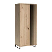 Dulap HOUSTON OCN-37895, stejar artisan/negru