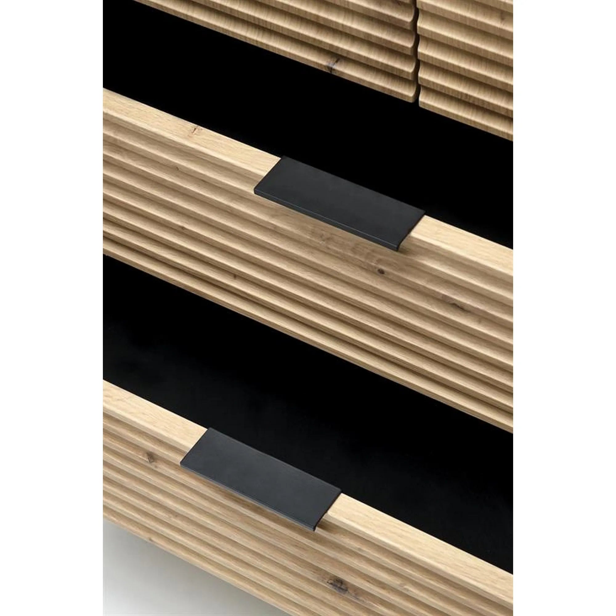 Dulap HOUSTON OCN-37900, stejar artisan/negru