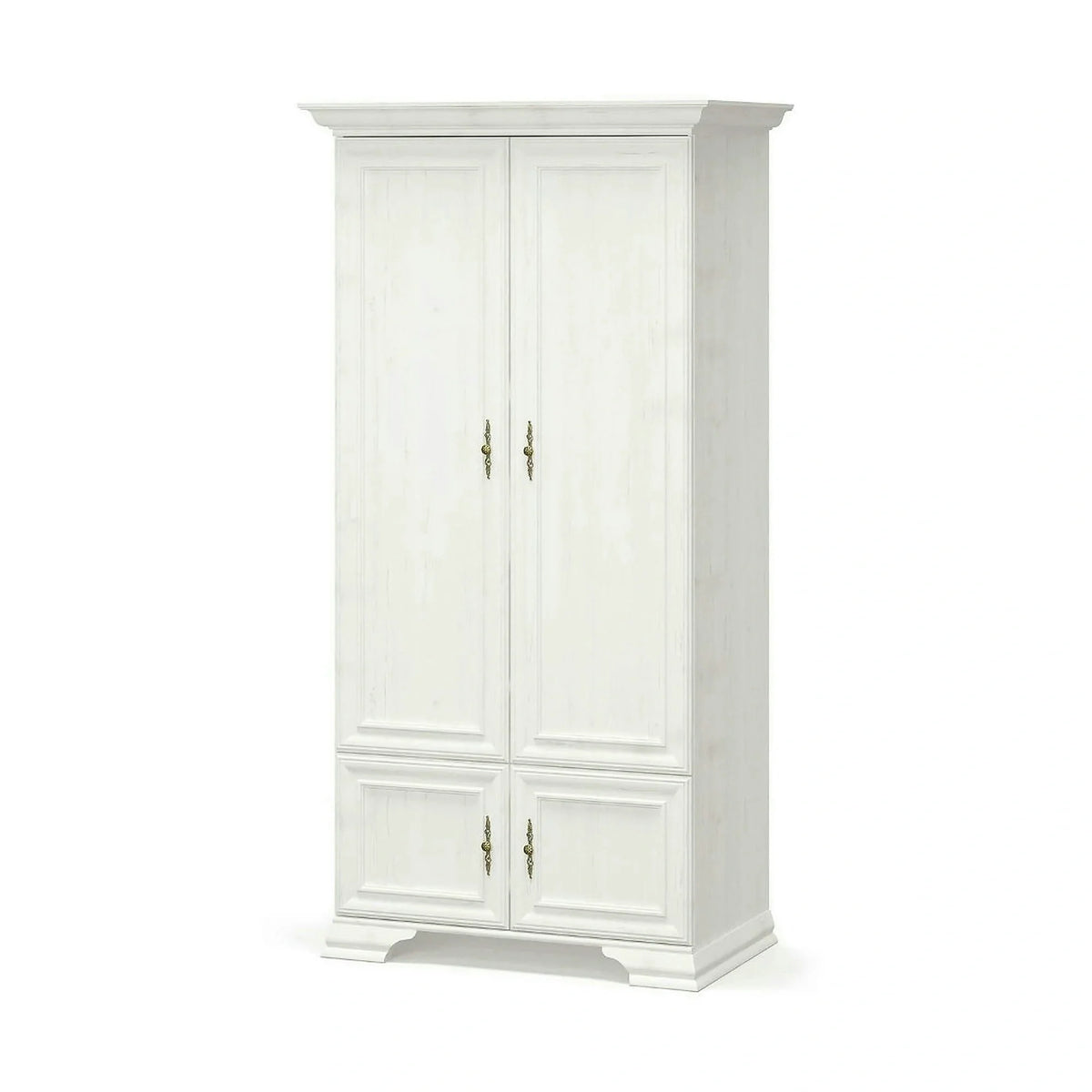 Dulap pin alb anderson IRYS, PAL laminat, cu 4 usi, 101x62x198 cm