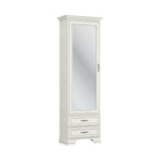Dulap TIFFANY II, PAL laminat/MDF, grej, 69×40×212 cm