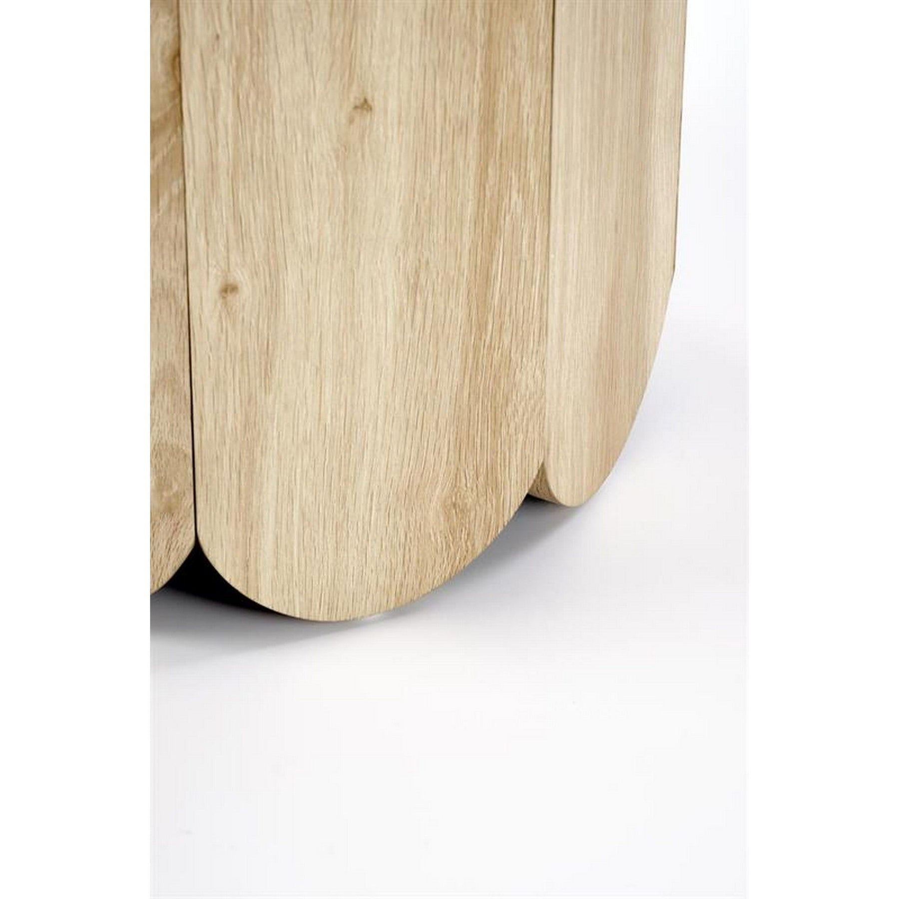 Masuta de cafea REYNA, stejar natural furniruit, 80x47 cm
