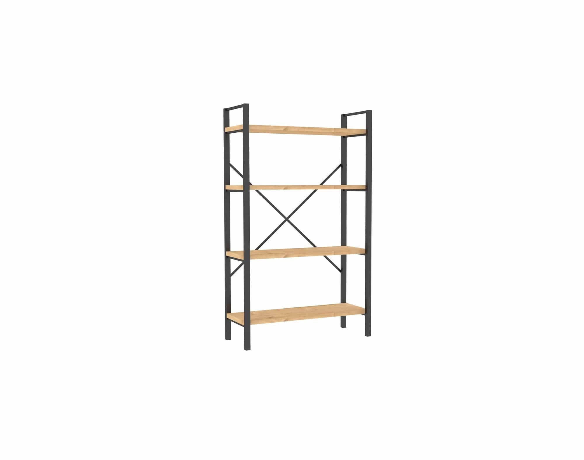 Etajera AMSTERDAM OCN-32831, stejar/negru