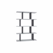 Etajera AMSTERDAM OCN-32854, alb/gri