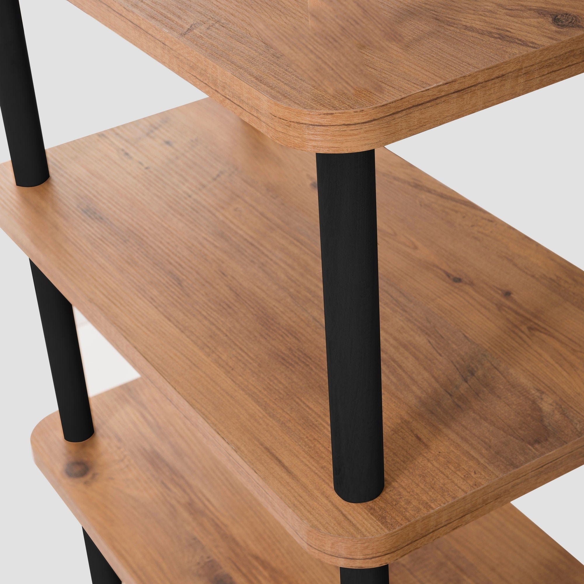 Etajera AMSTERDAM OCN-32864, stejar/negru