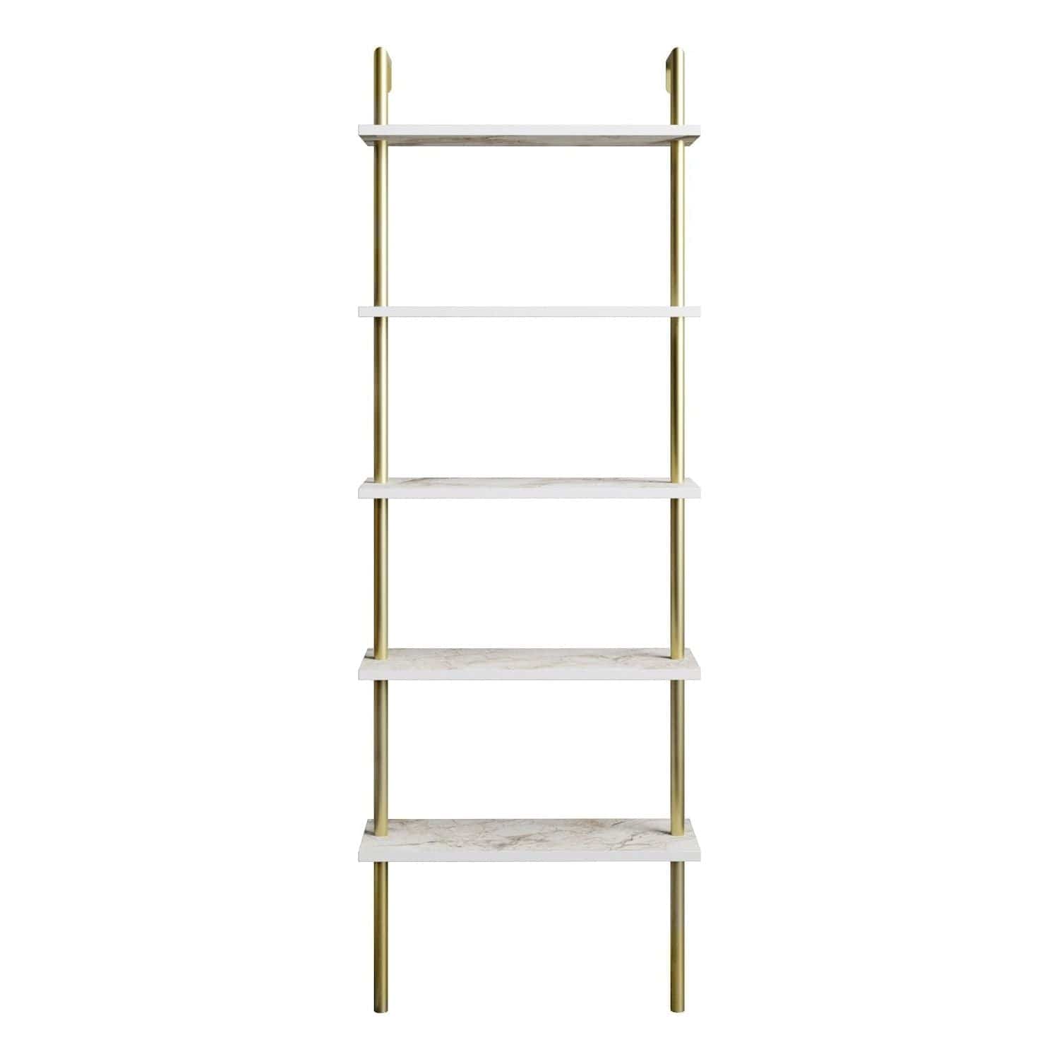 Etajera AMSTERDAM OCN-32869, alb/auriu