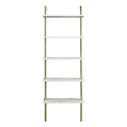 Etajera AMSTERDAM OCN-32869, alb/auriu