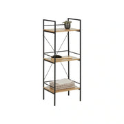 Etajera BERGEN OCN-29176, stejar/negru