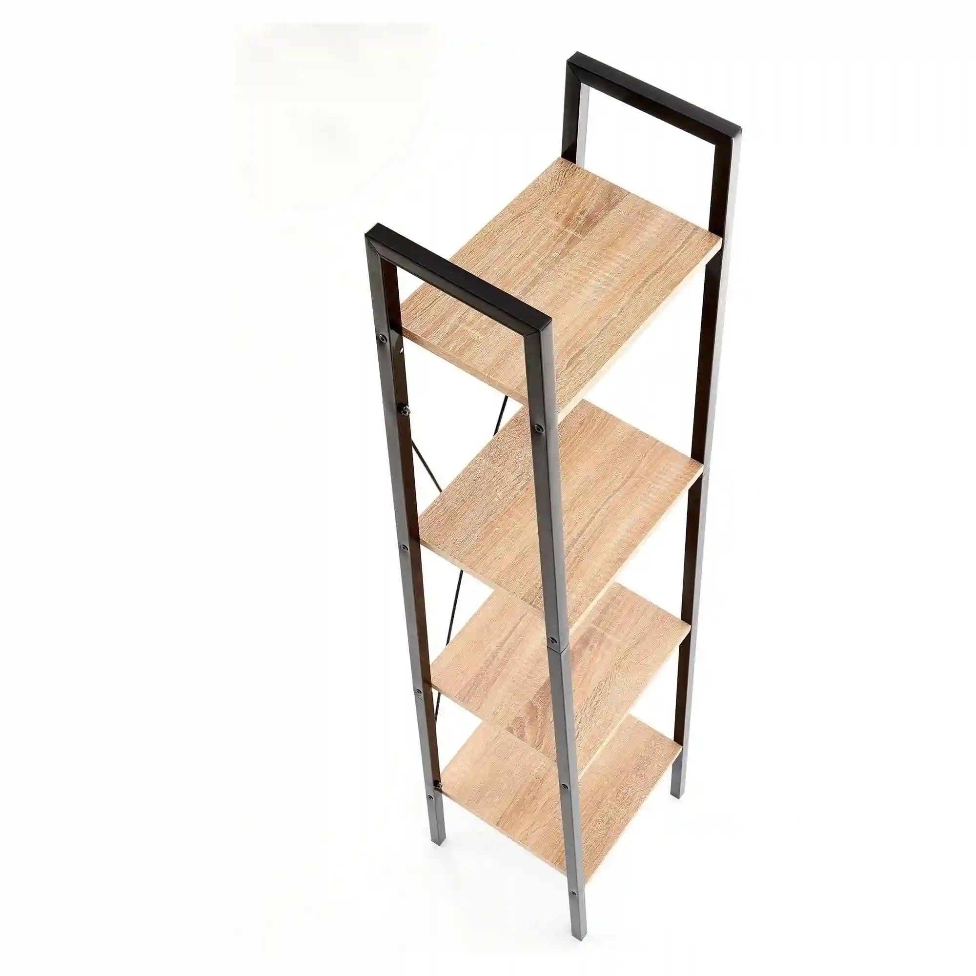 Etajera HOUSTON OCN-37816, stejar sonoma/negru