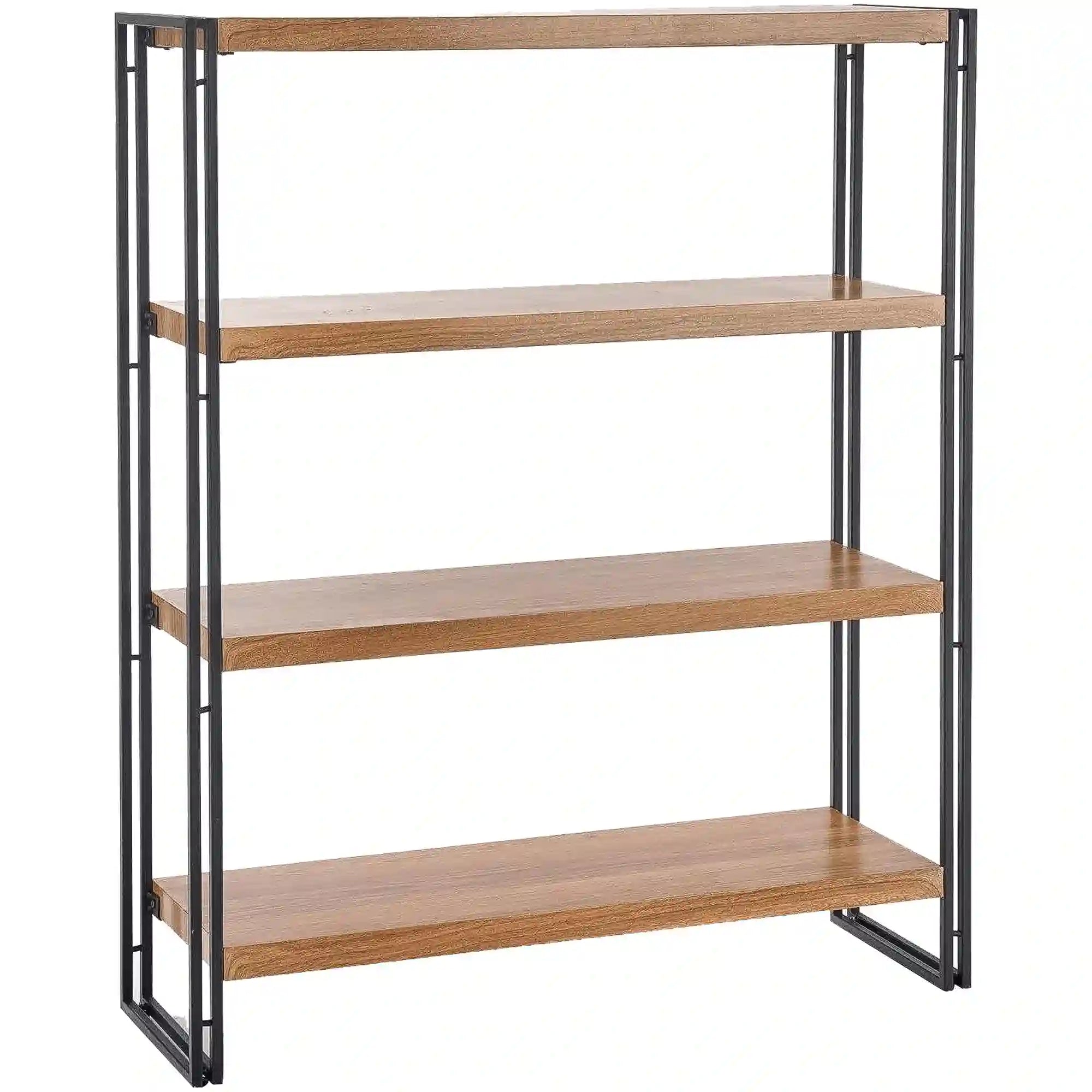 Etajera HOUSTON OCN-37817, stejar auriu/negru