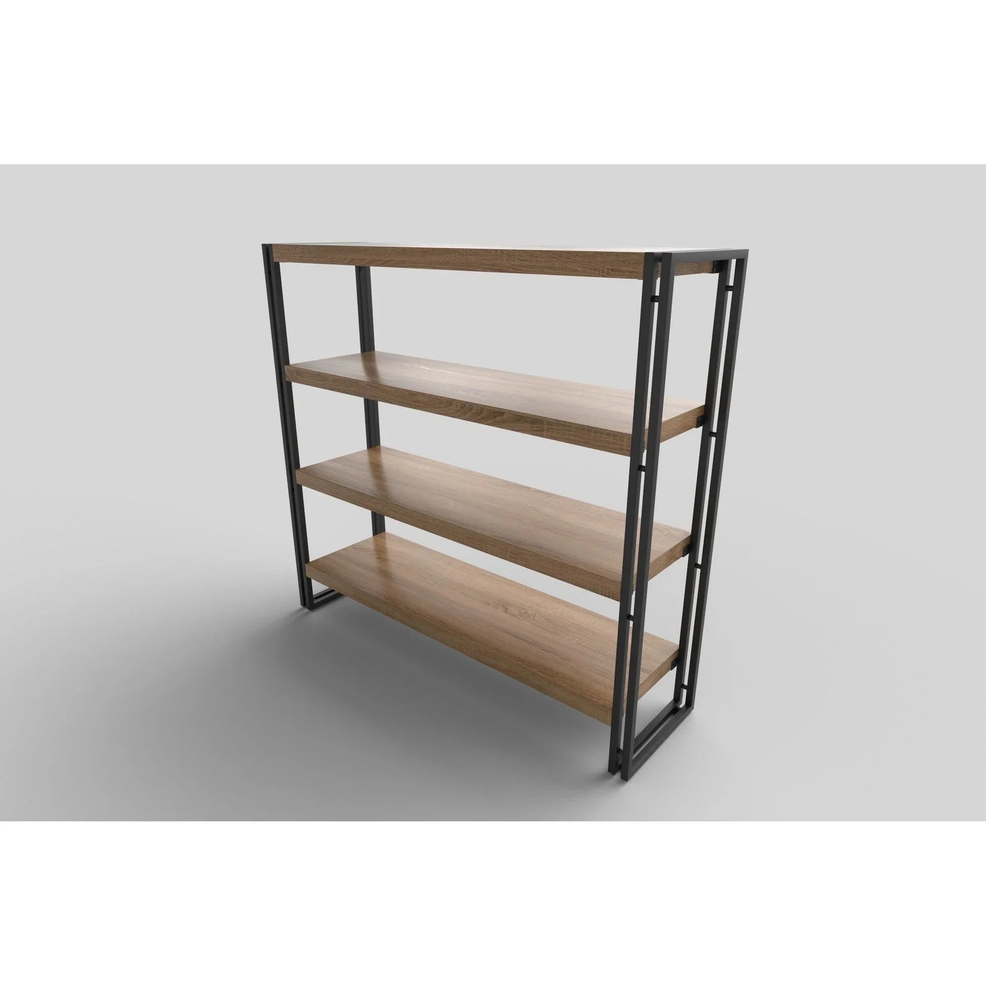 Etajera HOUSTON OCN-37817, stejar auriu/negru