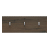 Cuier de perete NEPO PLUS, stejar, PAL laminat, 70x25 cm