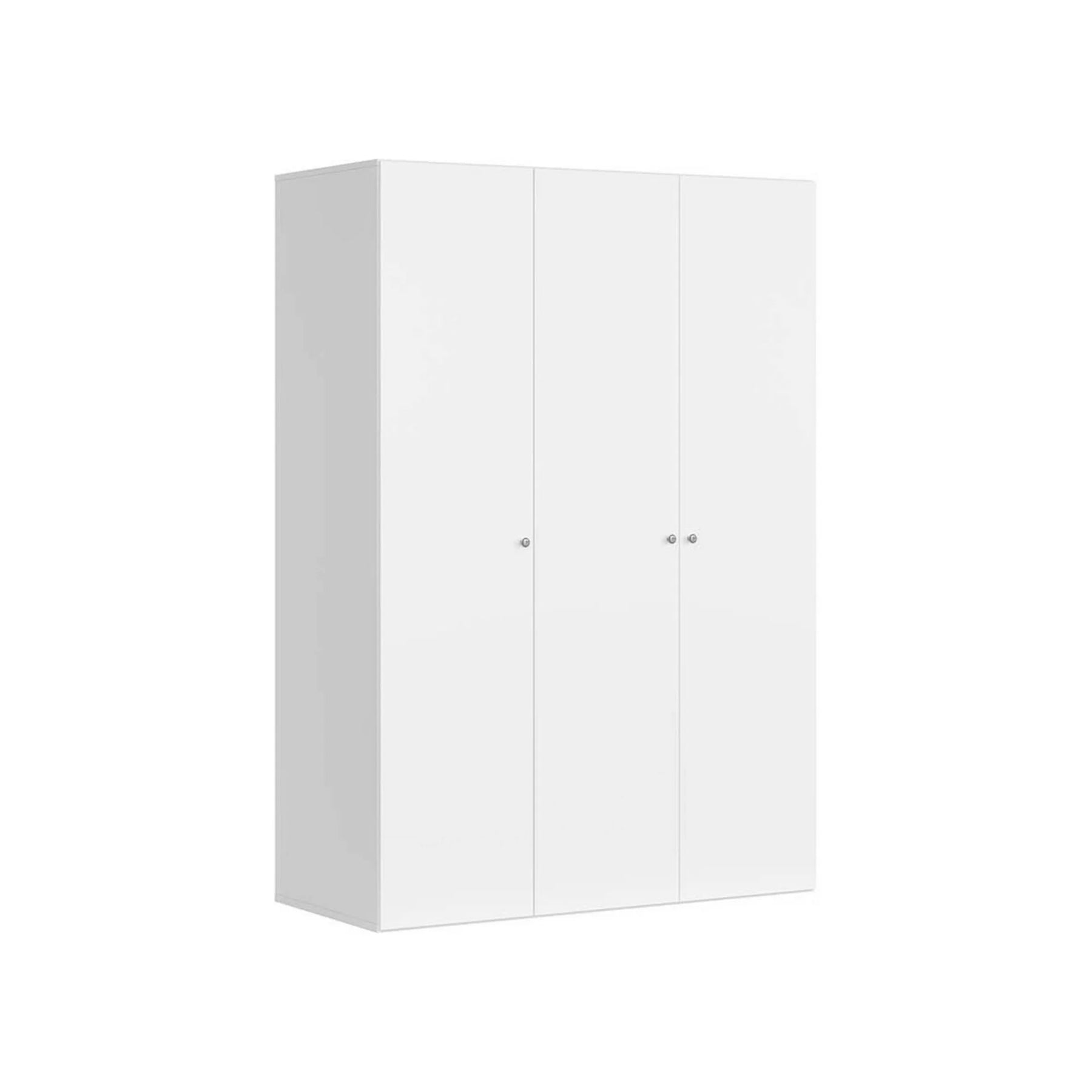 Dulap FLEX, alb, PAL, cu 3 usi, 150x66x218 cm