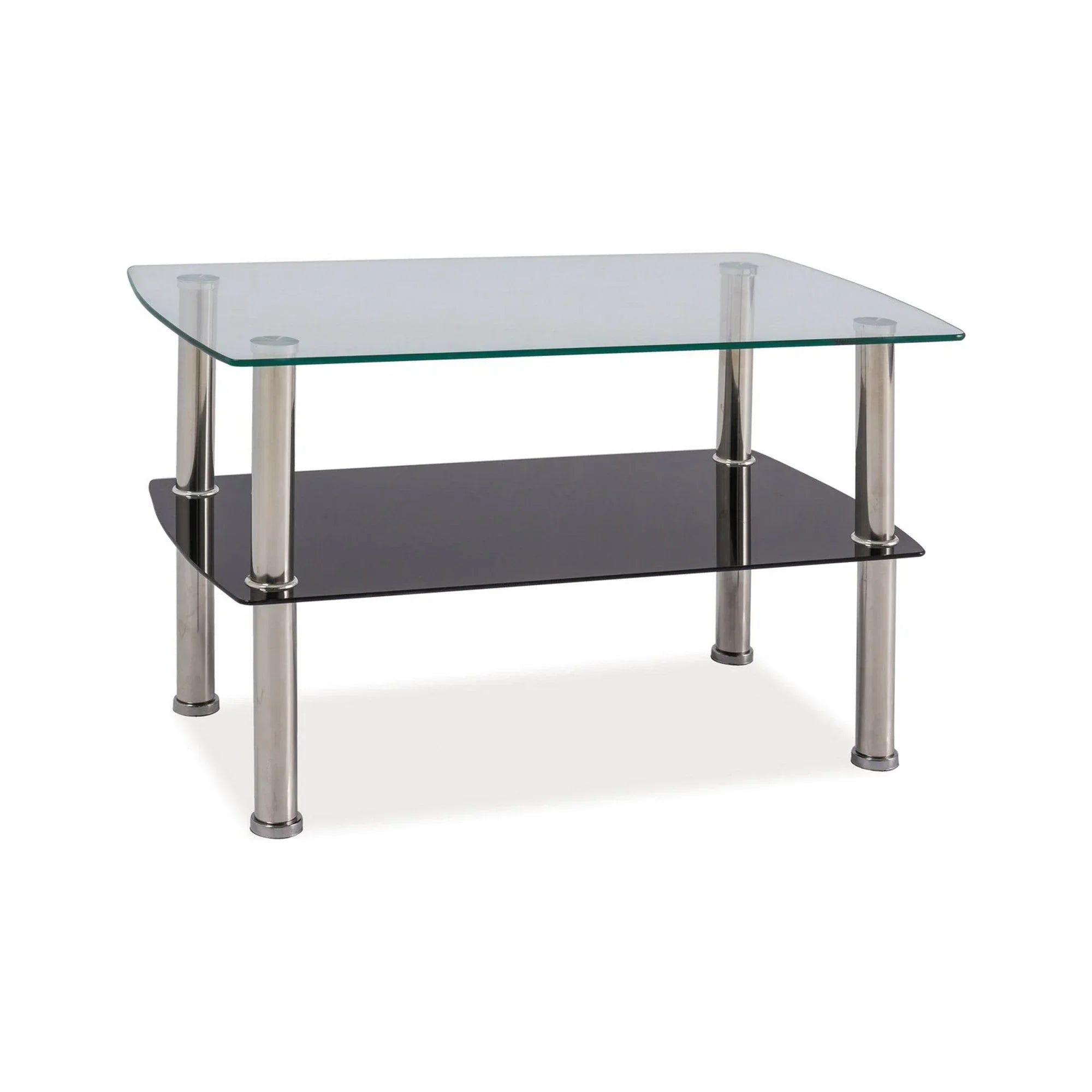 Masuta cafea DETROIT OCN-39176, transparent/crom