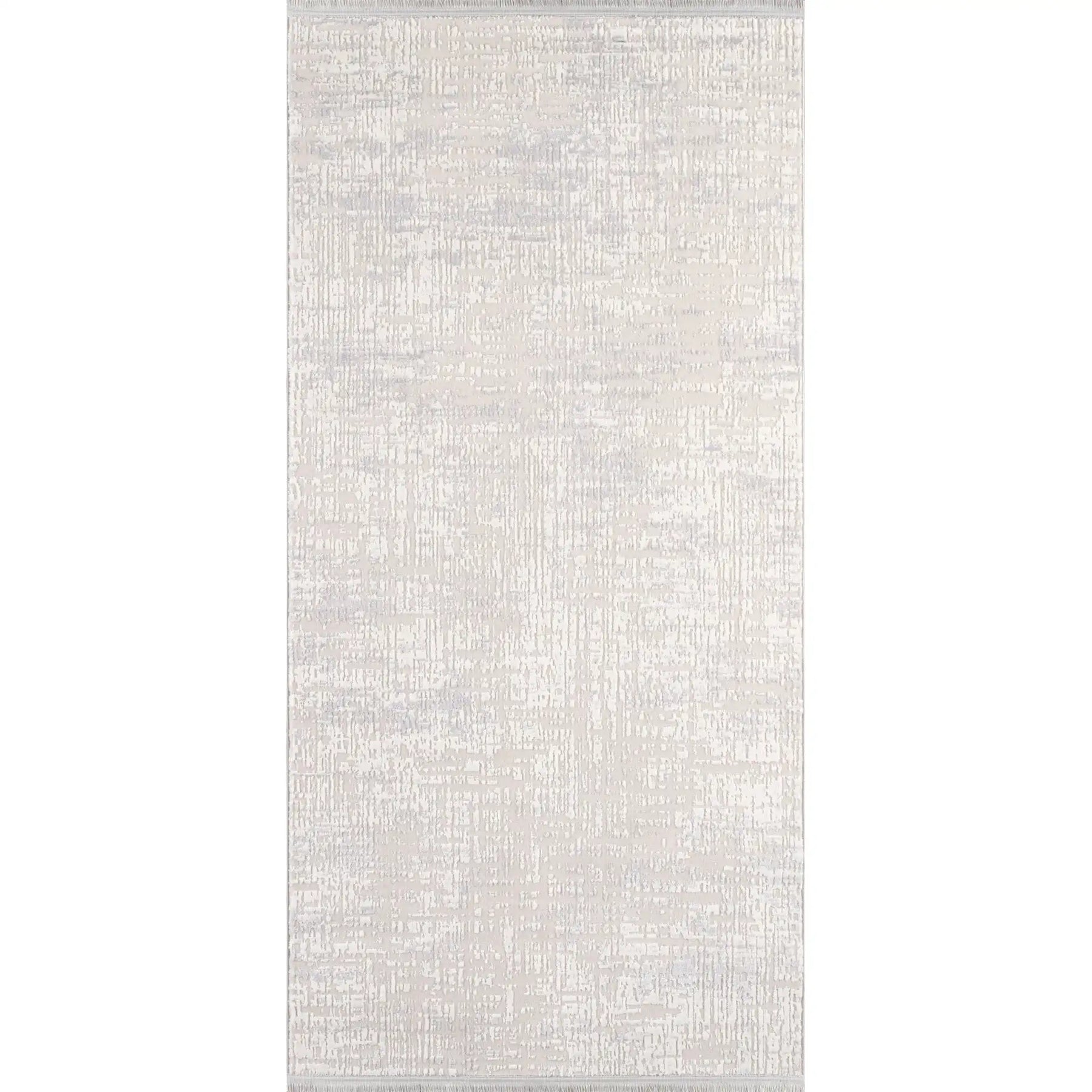 Covor ROSA 01101F, 160x230 cm, forma dreptunghiulara, acril, crem/gri
