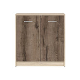 Comoda NEPO PLUS, stejar, PAL laminat, 80x34x84 cm