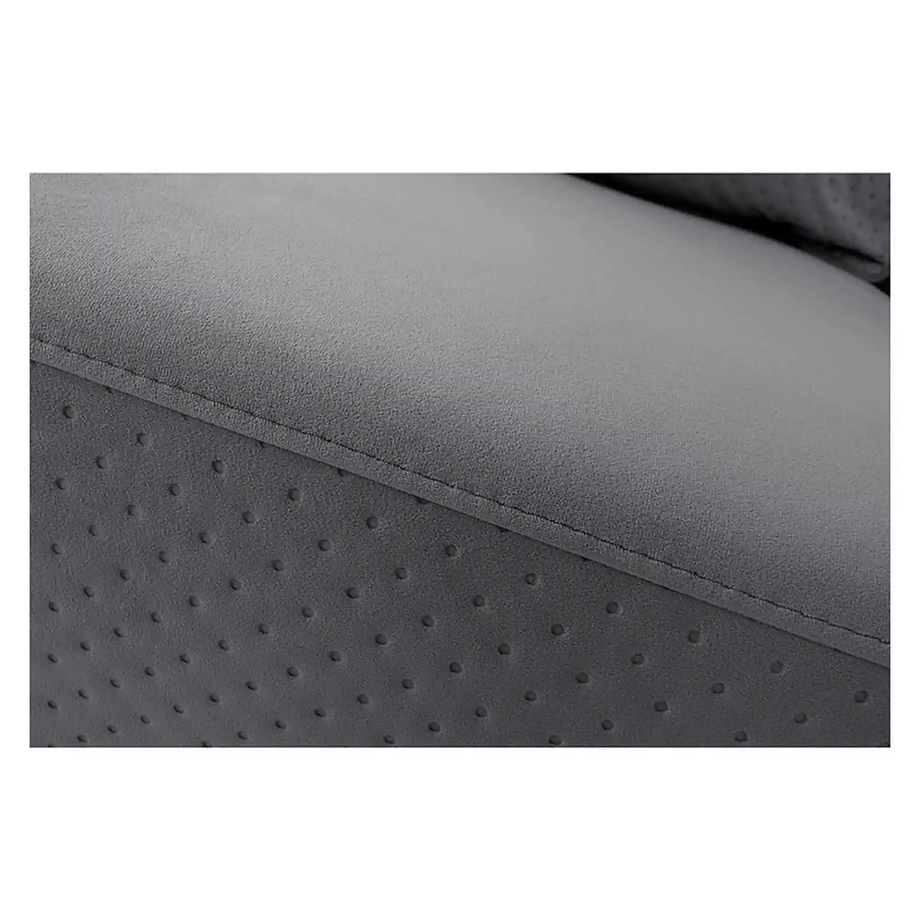 Canapea extensibila AKARO, stofa catifelata gri - Tiffany 18, cu lada depozitare, 227x114x85 cm