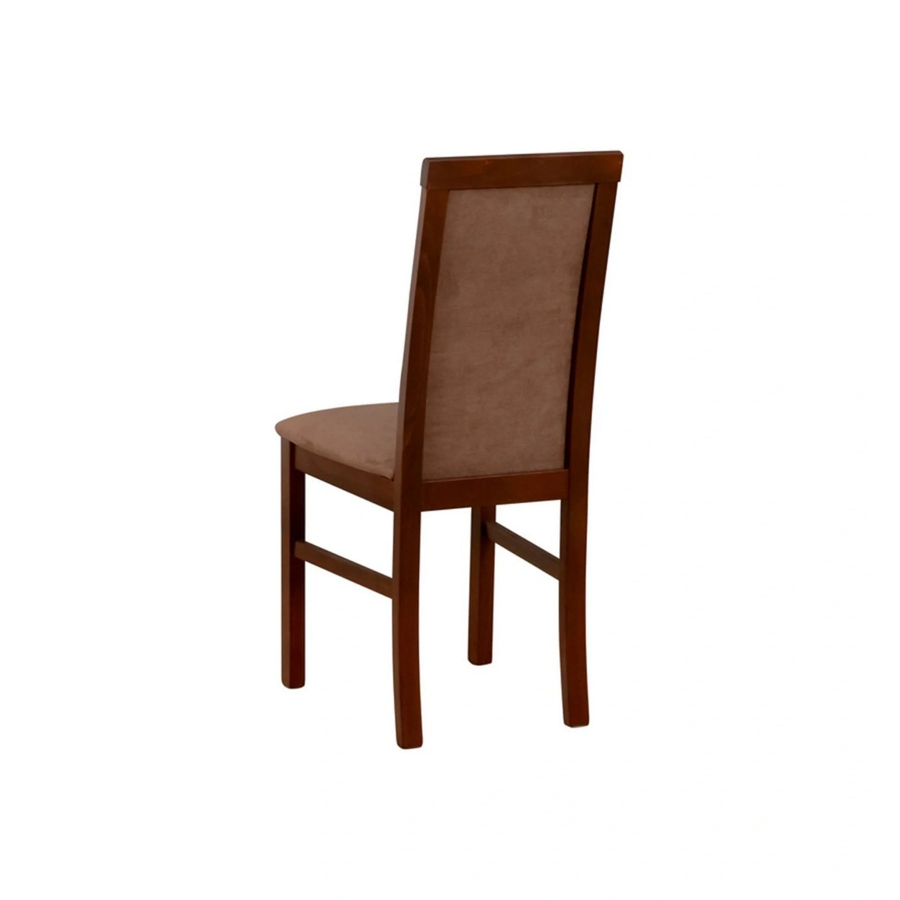 Scaun COMO, maro/nuc, stofa clasica/lemn, 43x51x92 cm