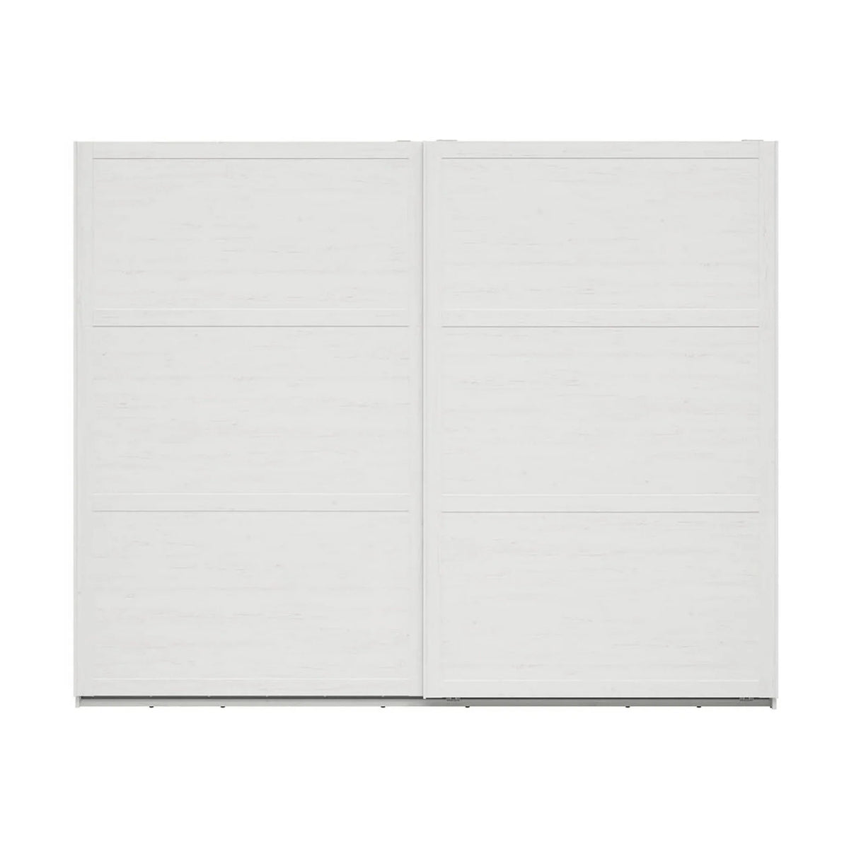 Dressing LOKSA, alb, PAL laminat, cu 2 usi, 270x63x219 cm