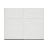 Dressing LOKSA, alb, PAL laminat, cu 2 usi, 270x63x219 cm