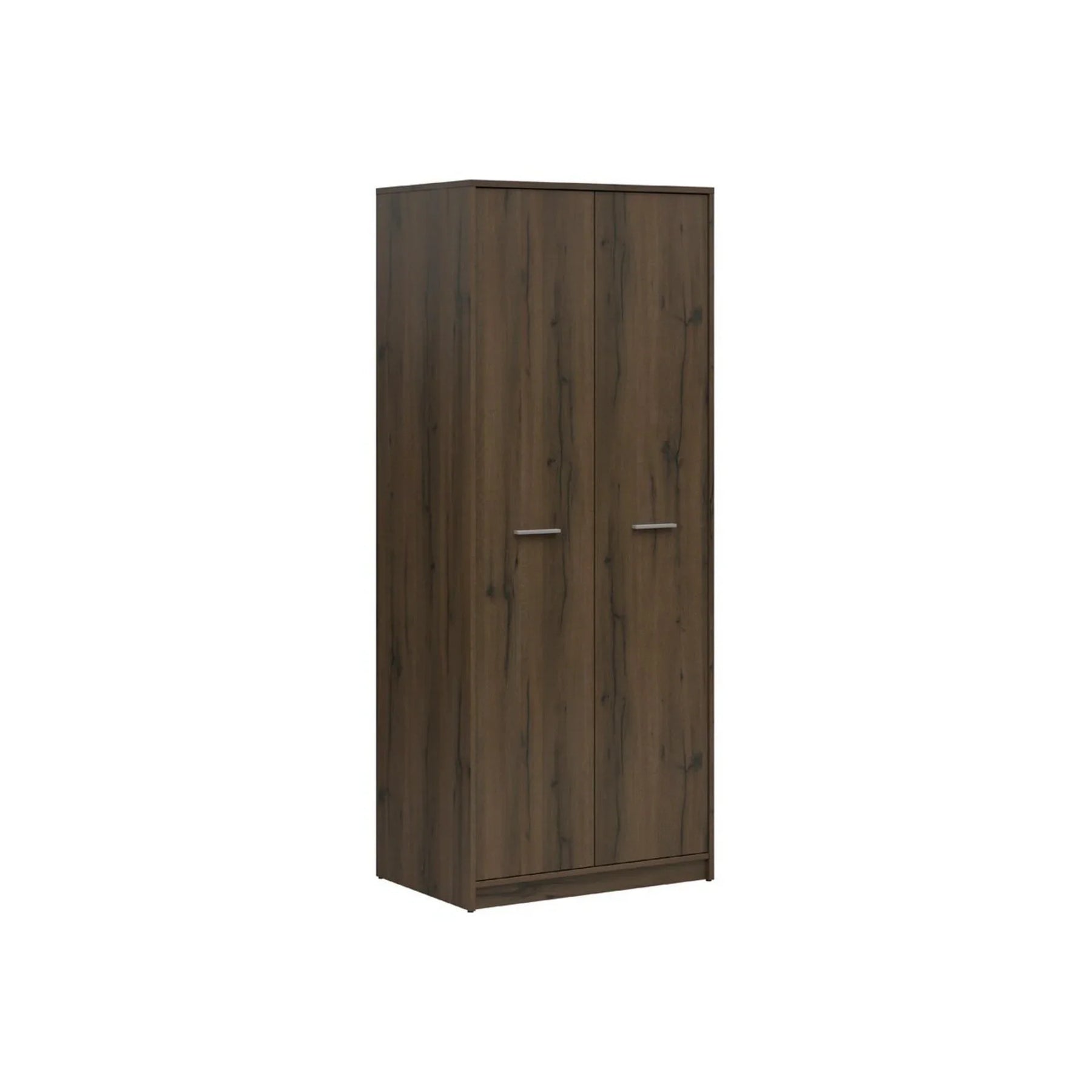 Dulap NEPO PLUS, stejar nobil, PAL laminat, cu 2 usi, 80x55x197 cm