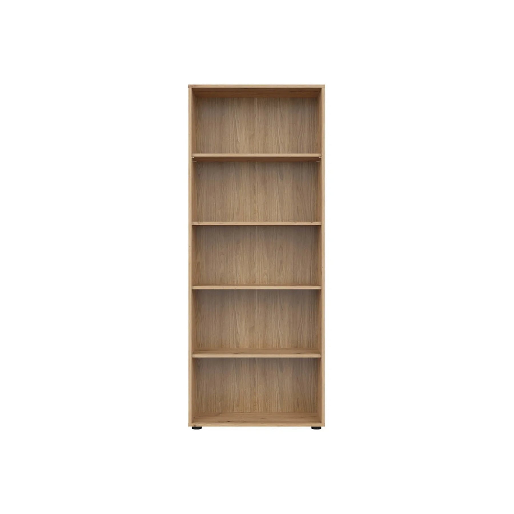 Biblioteca SPACE OFFICE, stejar artisan, PAL laminat, 80x37x203 cm