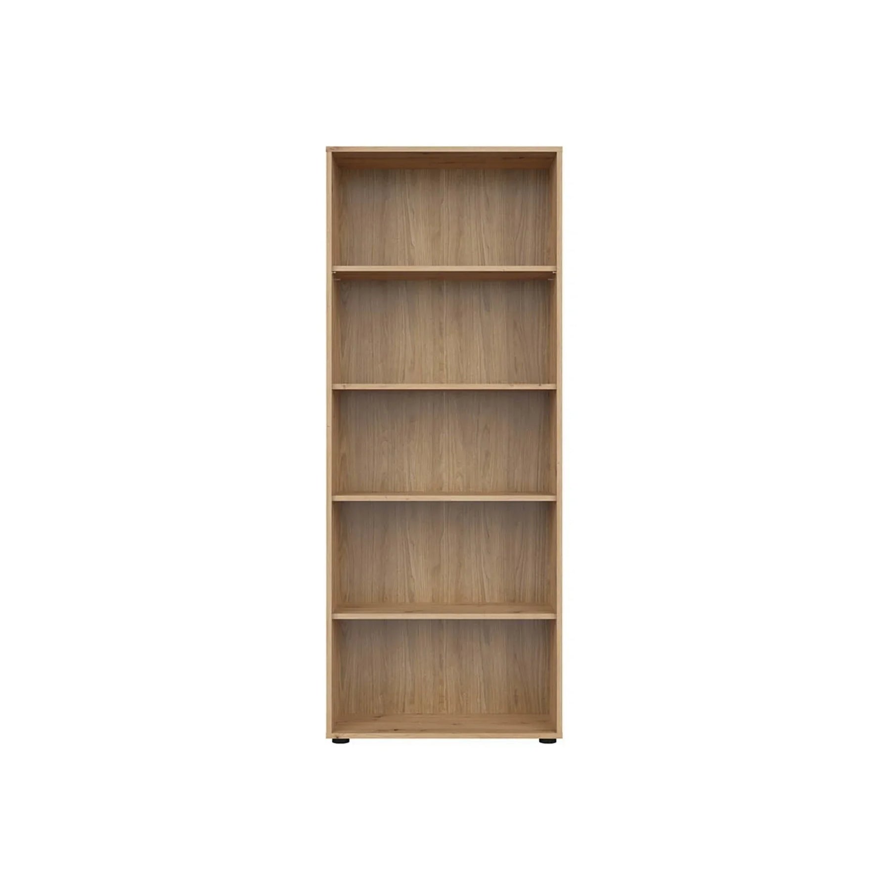 Biblioteca SPACE OFFICE, stejar artisan, PAL laminat, 80x37x203 cm