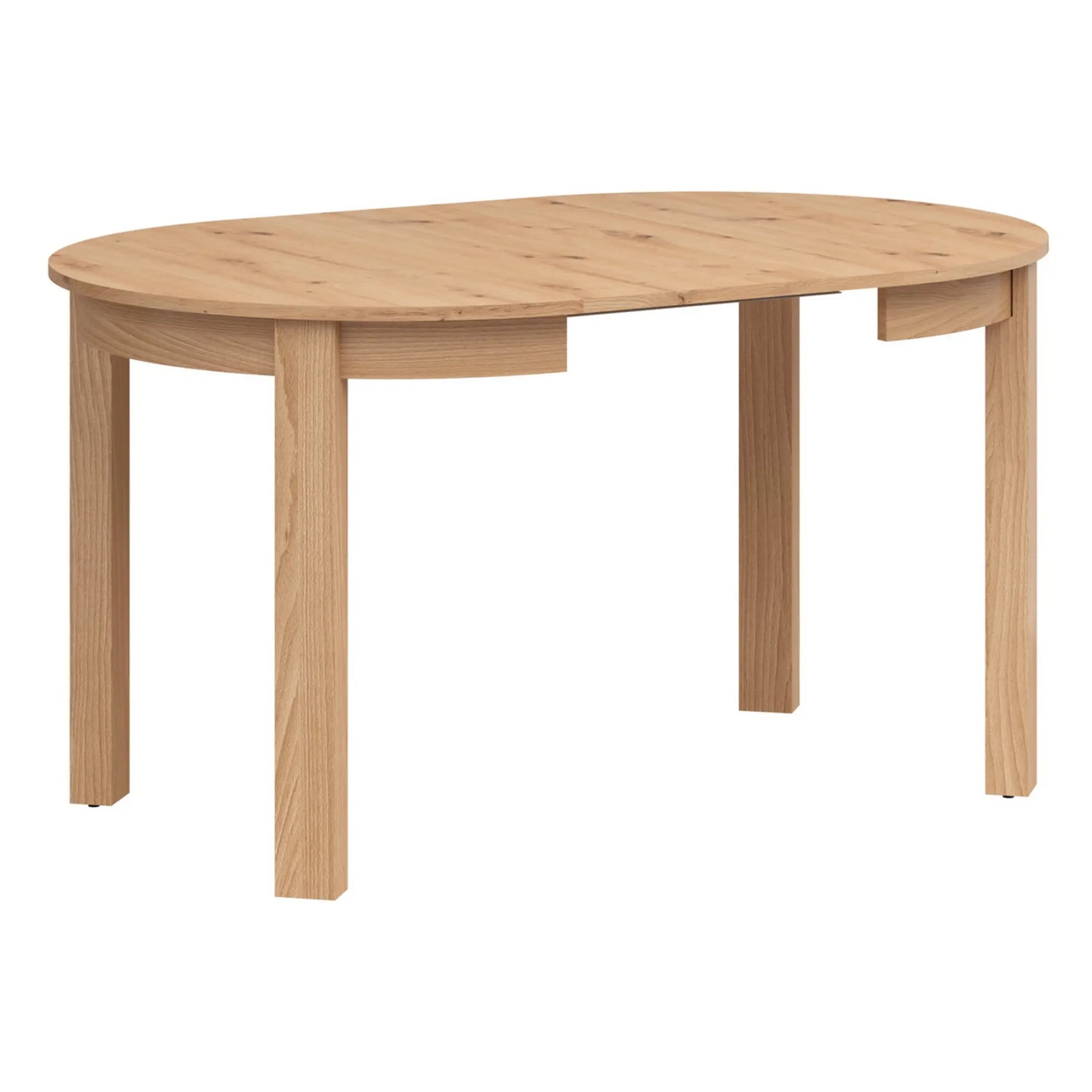 Masa extensibila BERNARDIN, stejar artisan, PAL laminat, 95/195x95x76 cm