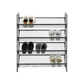 Pantofar MENOLA, negru, metal, 72x30x80 cm