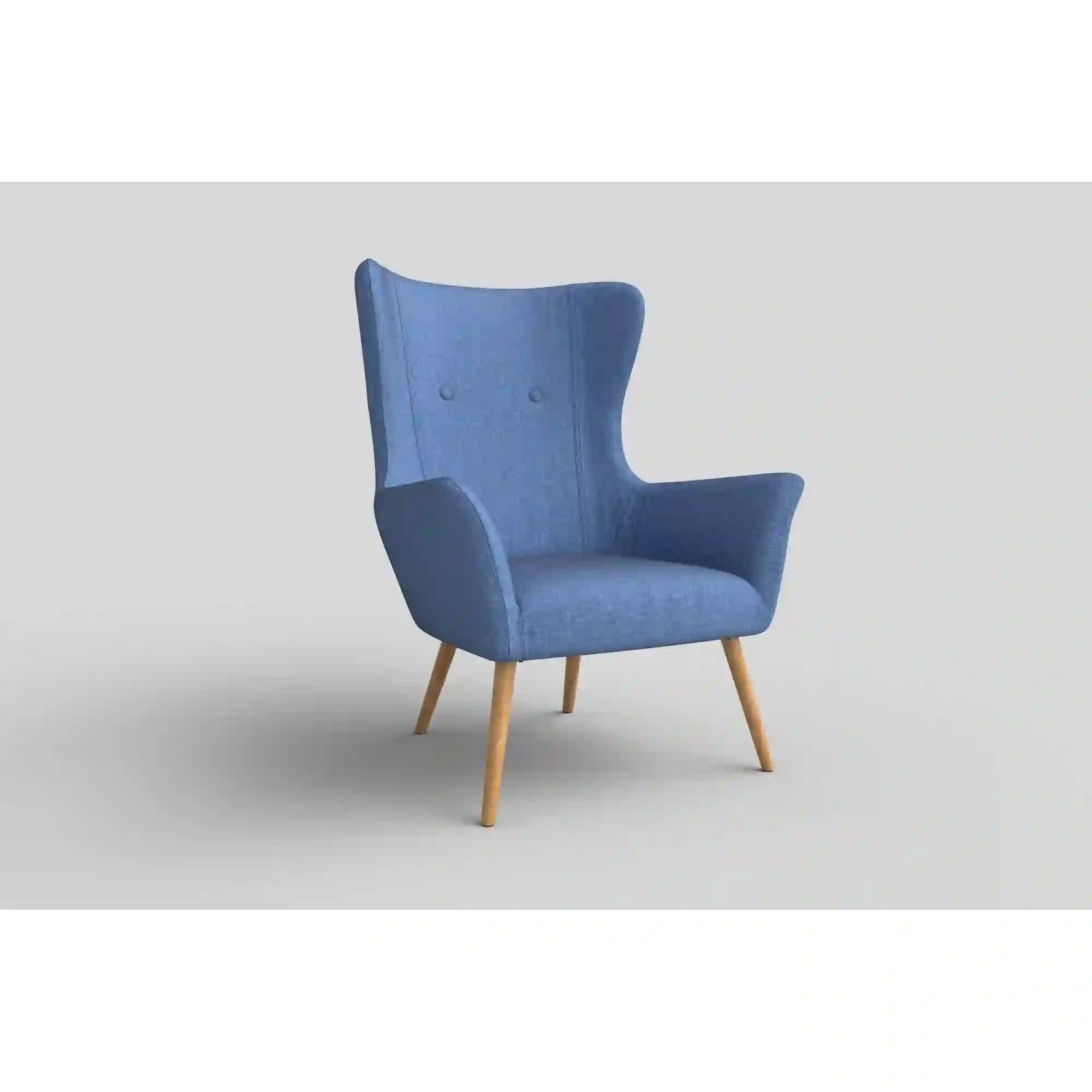 Fotoliu HOUSTON OCN-37690, albastru/stejar