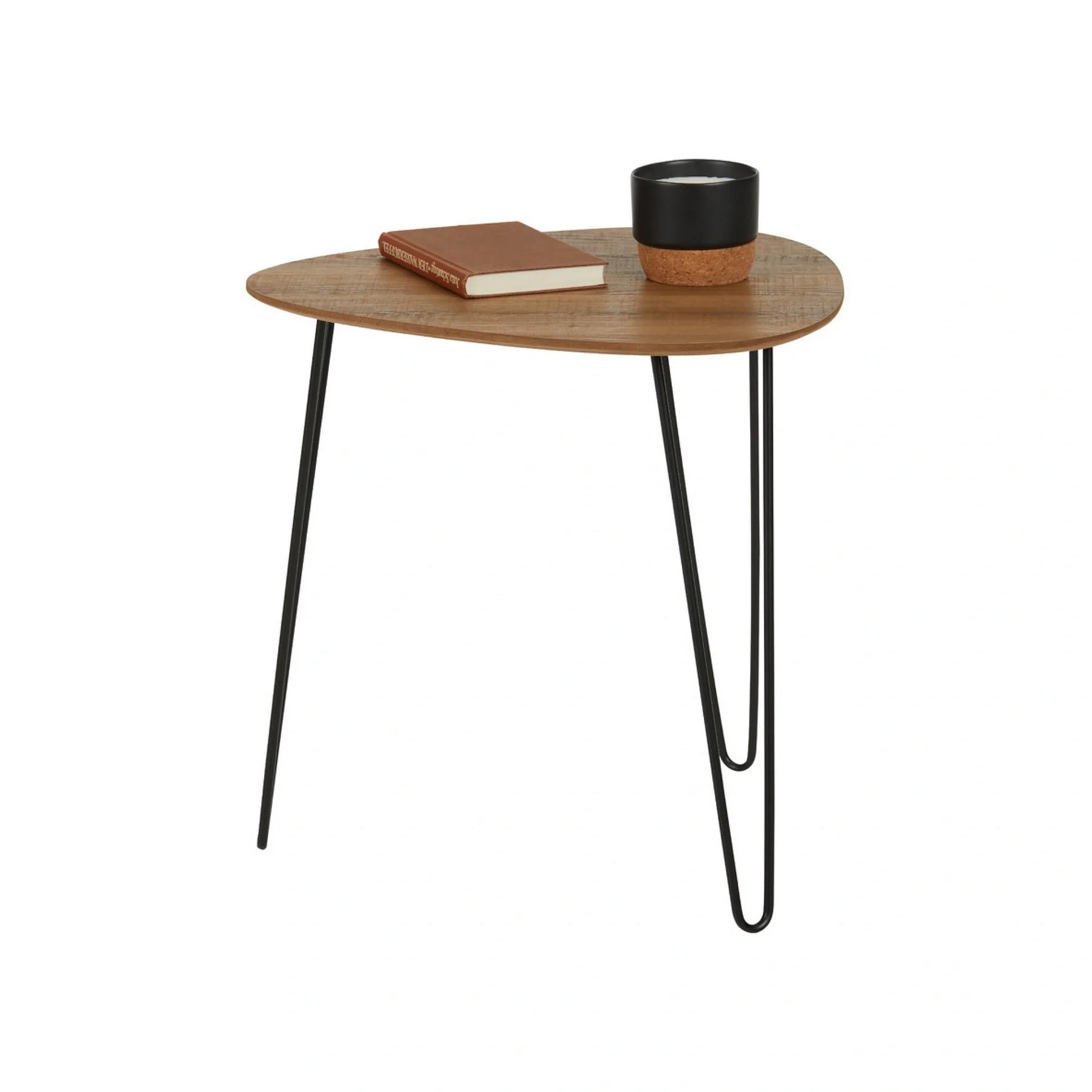 Masuta cafea BOLOGNA, stejar/negru, 48x48x48 cm