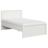 Cadru pat Kaspian 120X200, alb mat, PAL