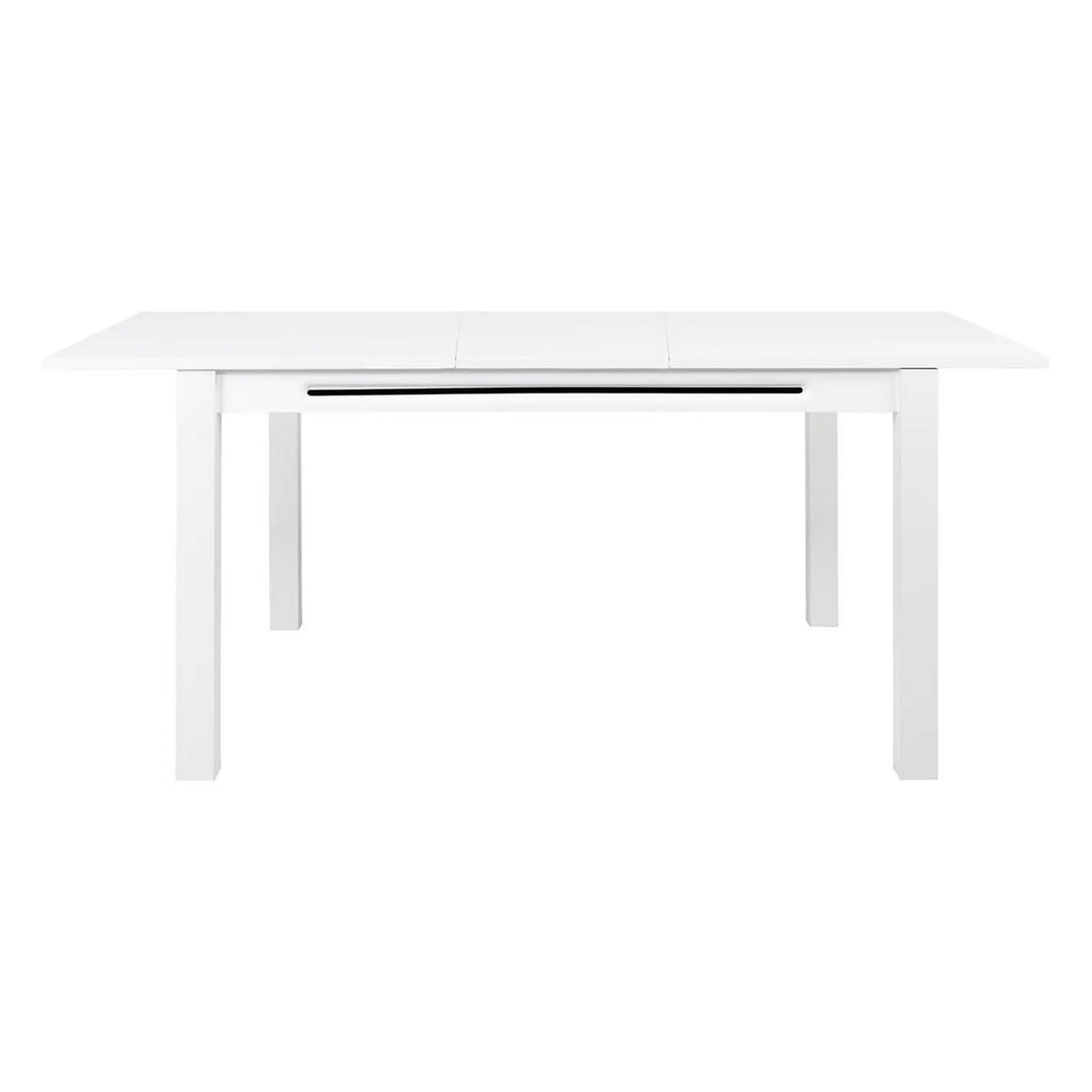 Masa extensibila ASSEN, alb, lemn, 140/190x90x76 cm