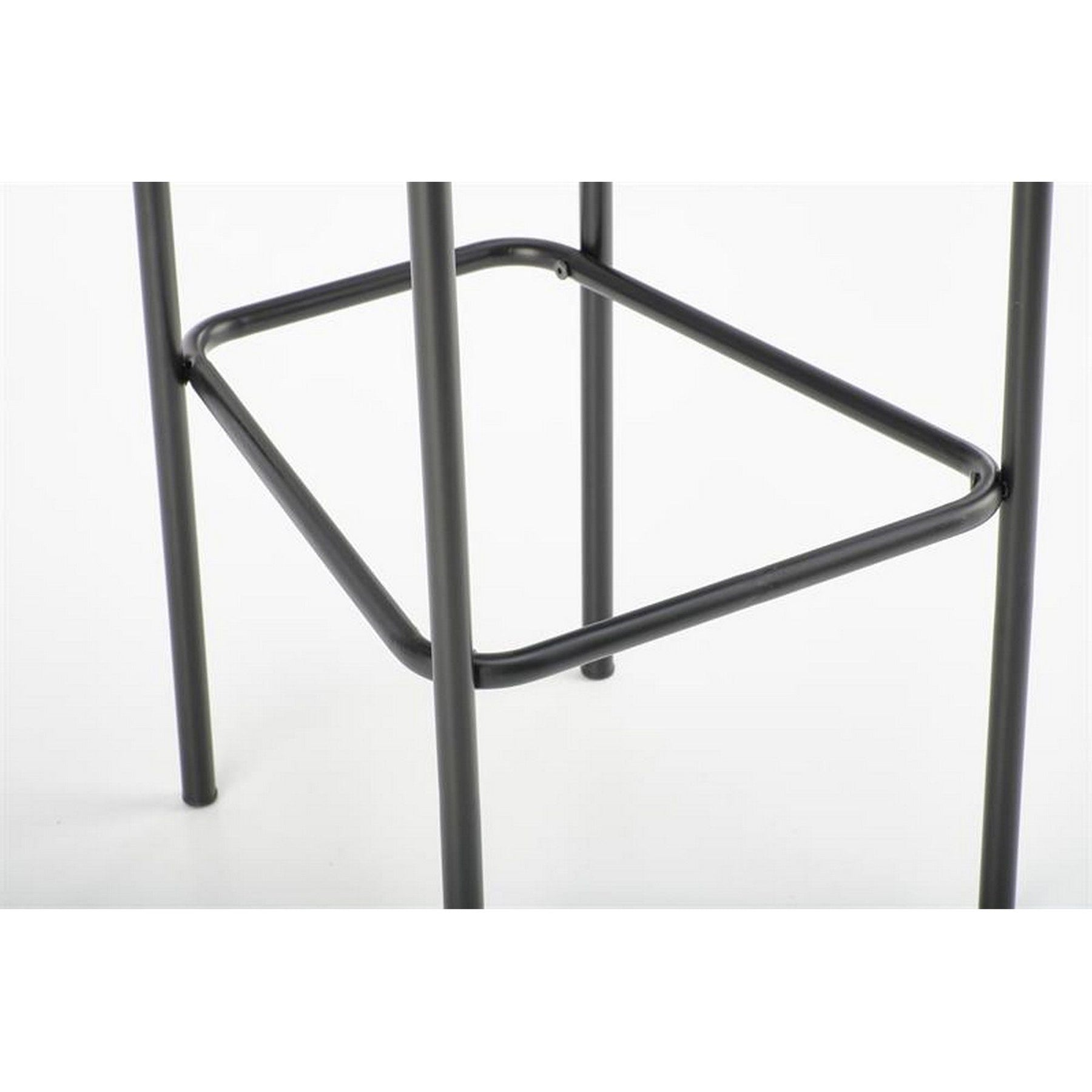 Scaun de bar H108, gri/negru, stofa catifelata, 42x48x92 cm
