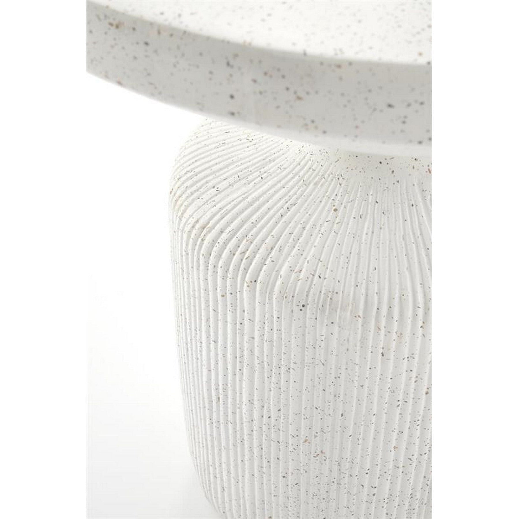 Masuta de cafea GIZA, alba, 54x53 cm