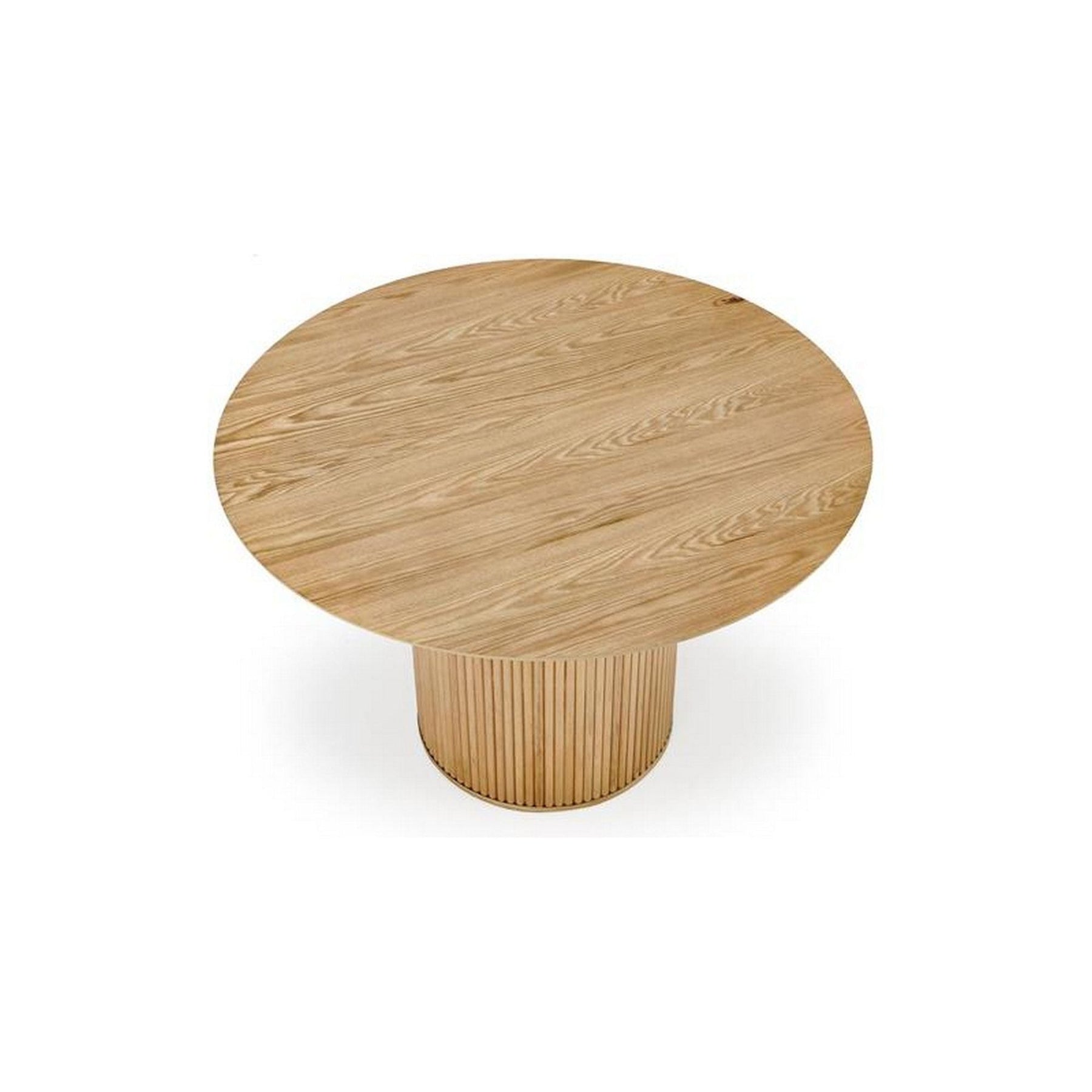 Masa rotunda LOPEZ, stejar natural, 120x78 cm
