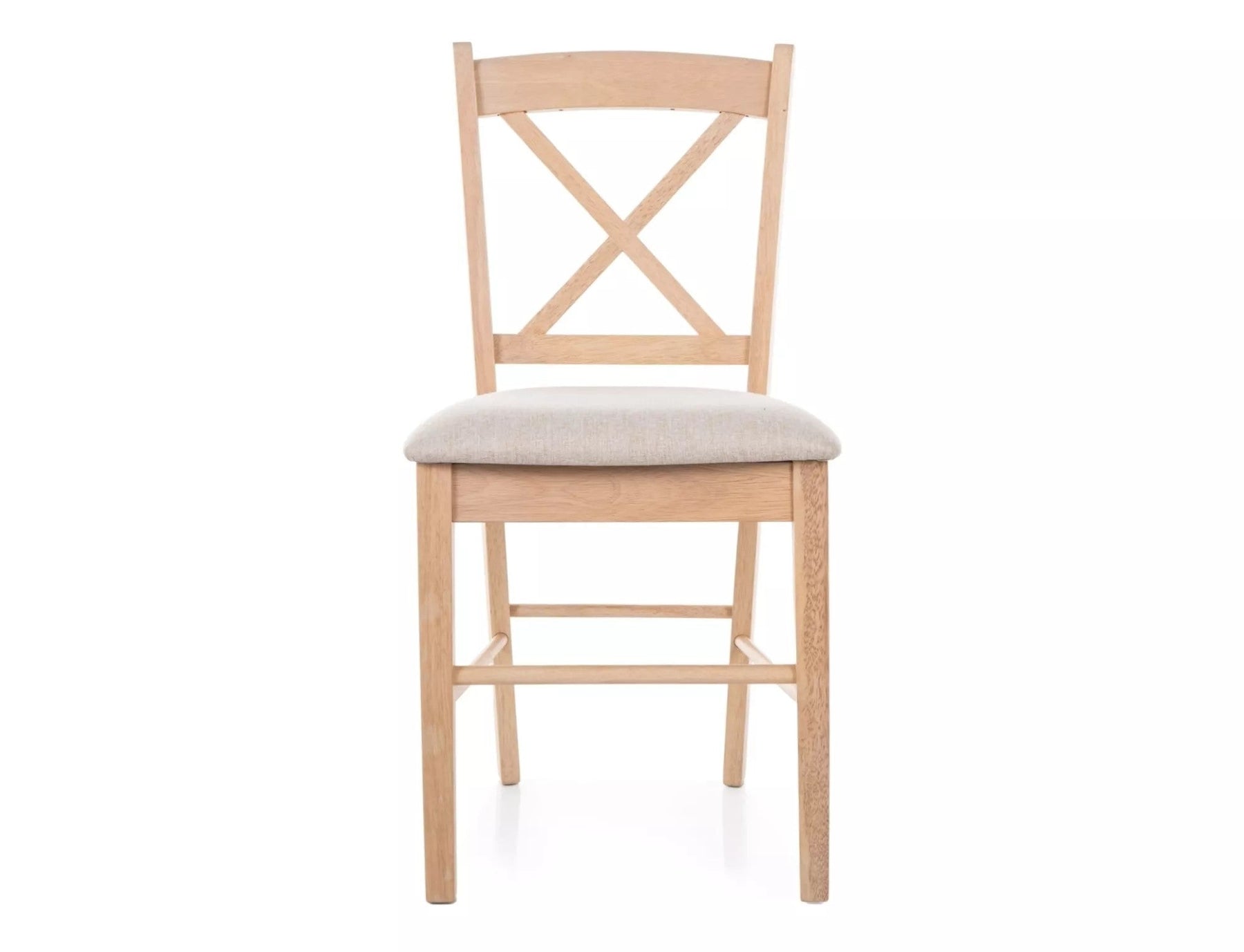 Scaun CD-56, bej deschis/stejar, stofa clasica/lemn, 43x45x85 cm