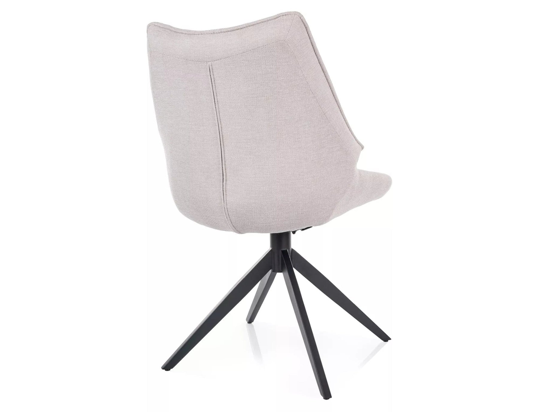 Scaun CODA, bej deschis - Brego 22, stofa clasica/metal, 56x46x91 cm