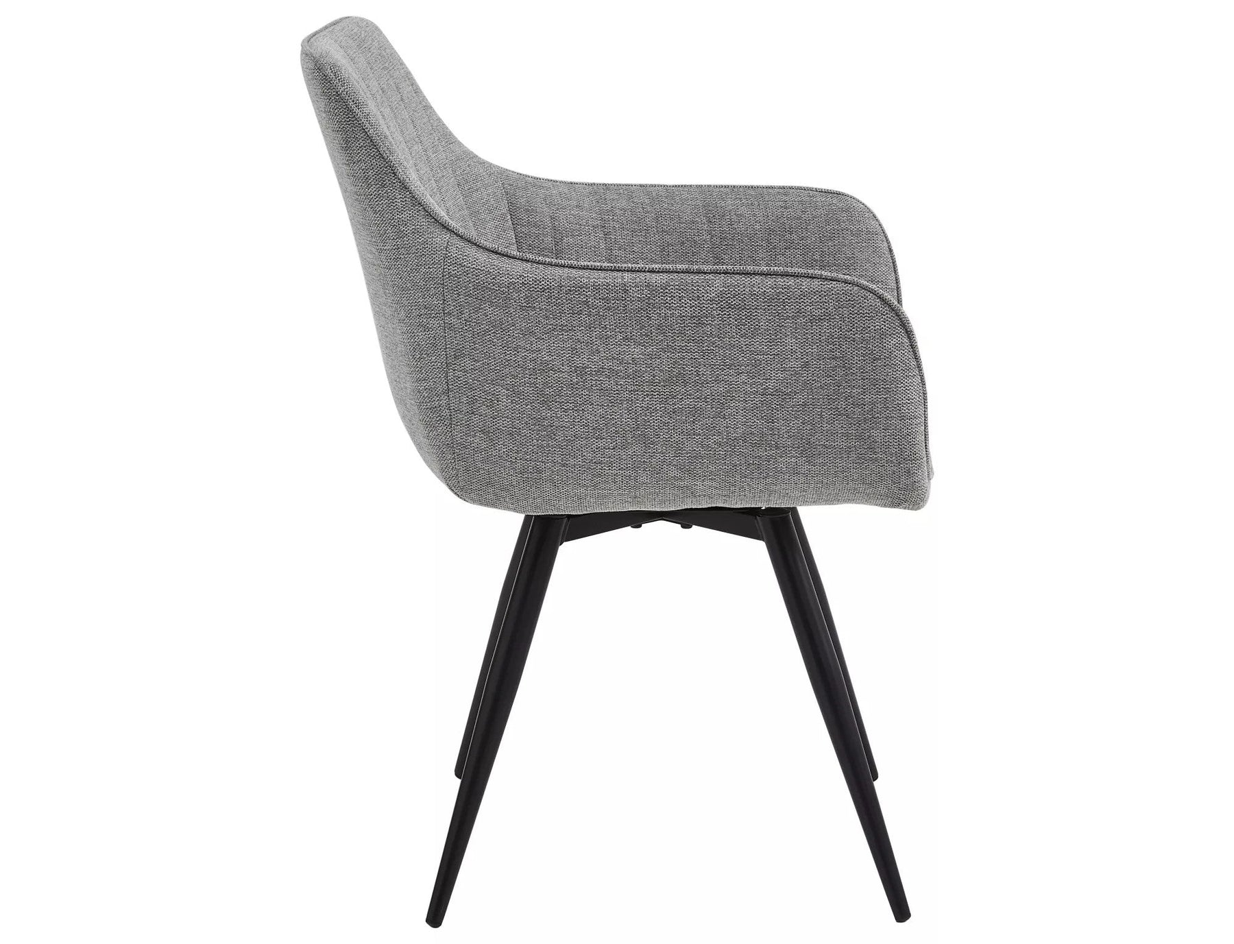 Scaun BALLO, bej deschis/negru, stofa clasica/metal, 56x45x84 cm