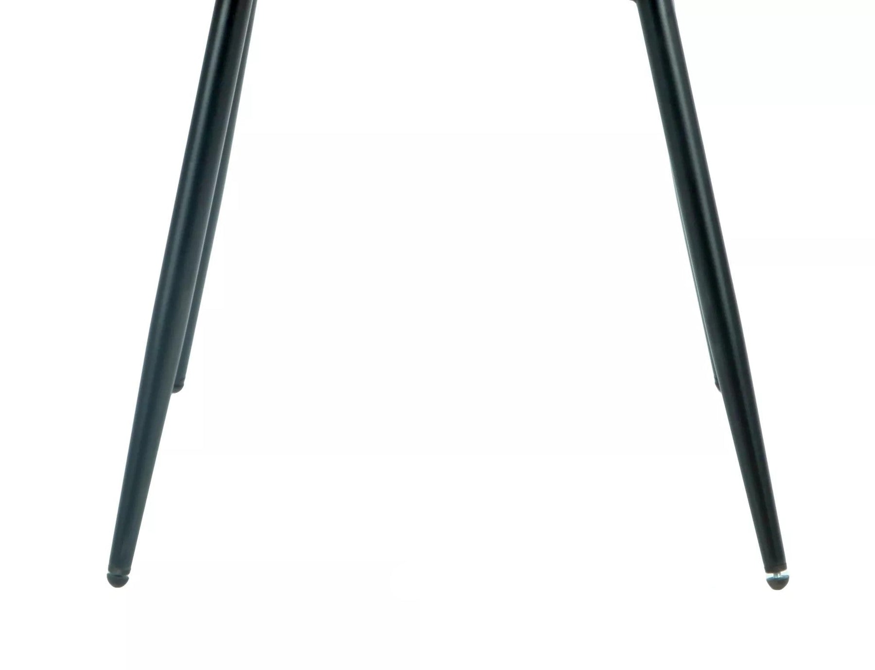 Scaun RICK, negru - Bluvel 19, stofa catifelata/metal, 48x41x86 cm