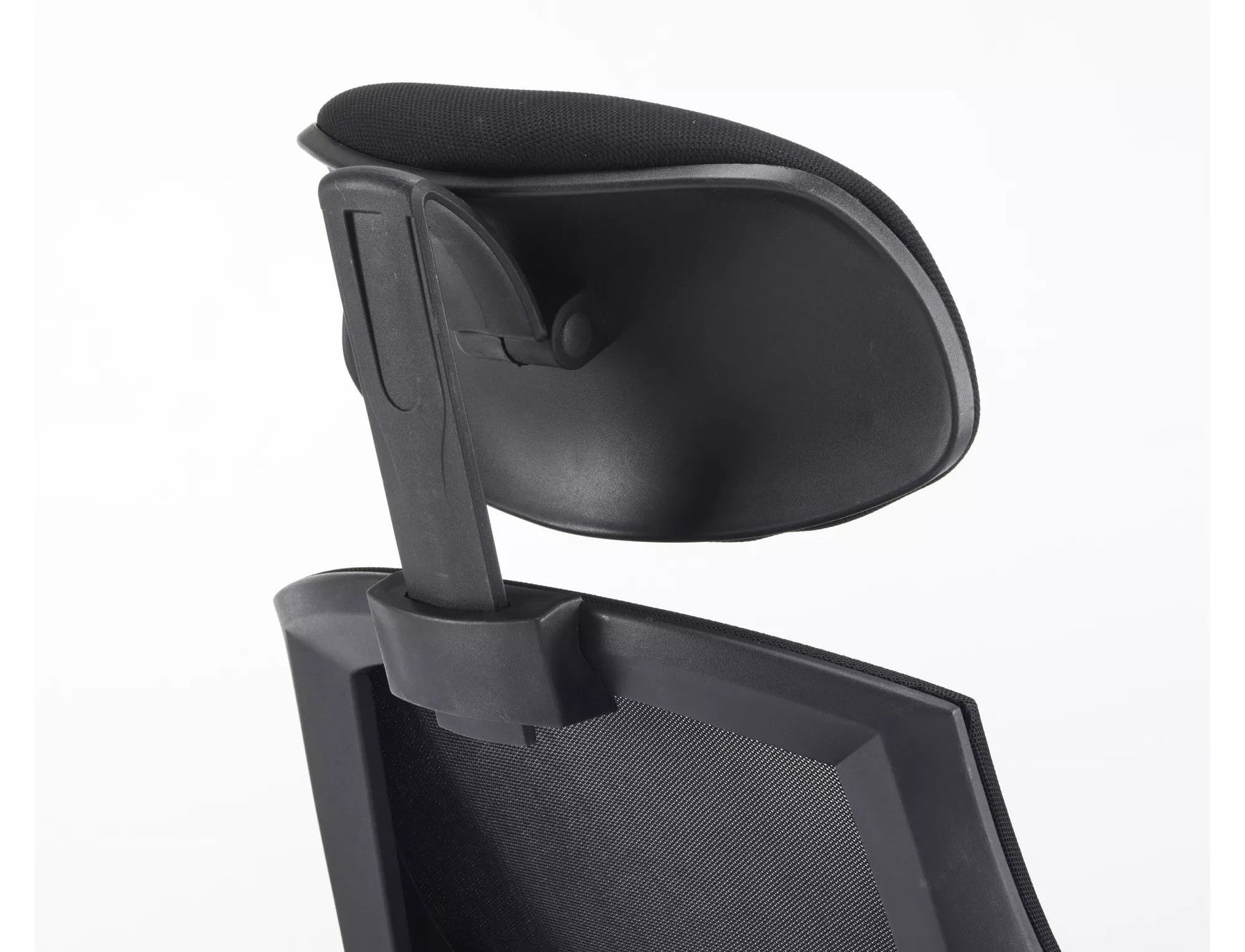 Scaun de birou Q-406 M, negru, stofa clasica/plasa, 67x52x102/110 cm