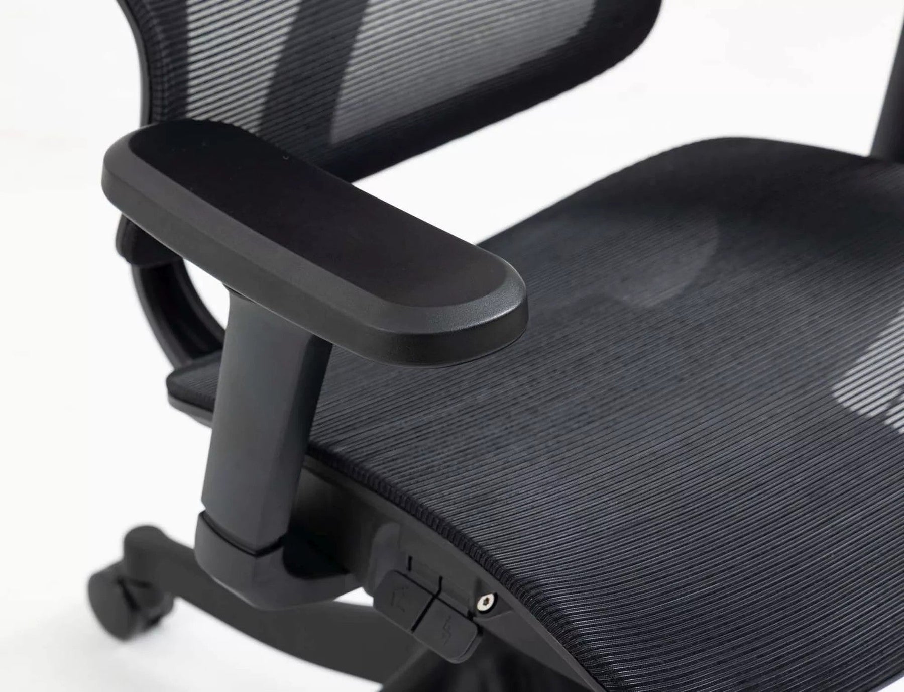 Scaun de birou WINNER, negru, plasa, 64x51x114 cm