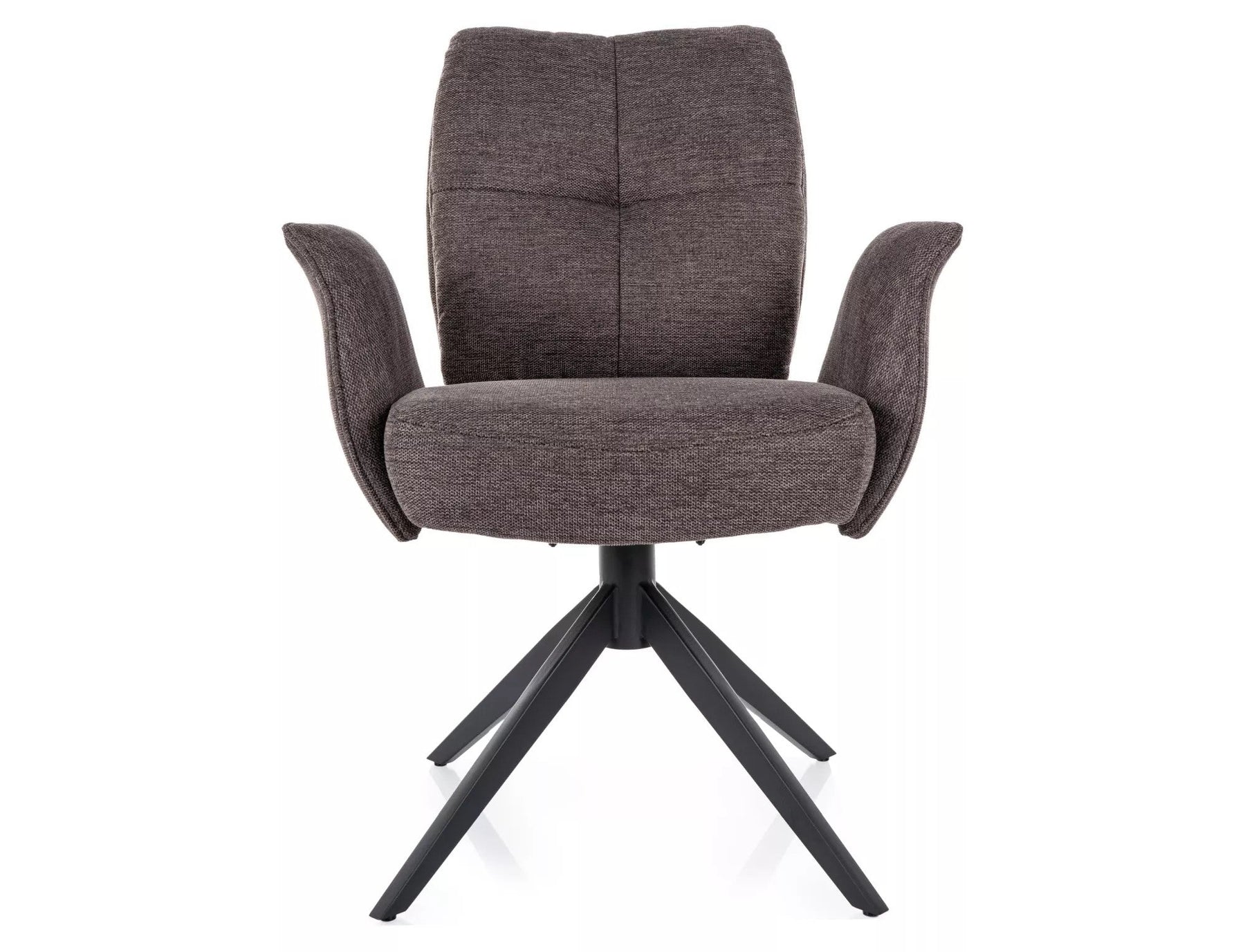 Scaun WING, cappuccino - Brego 40, stofa clasica/metal, 66x45x90 cm