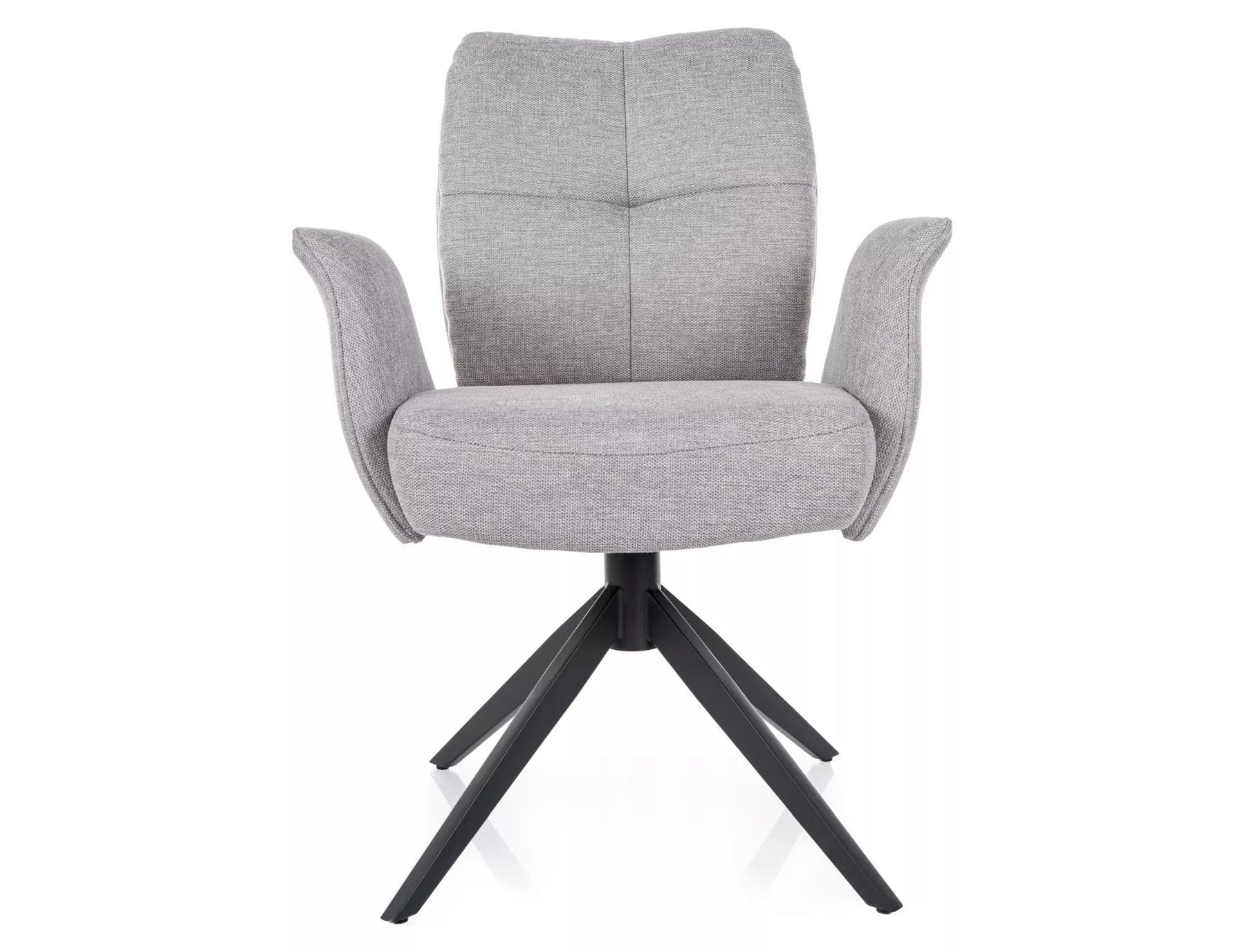 Scaun WING, gri deschis - Brego 02, stofa clasica/metal, 66x45x90 cm