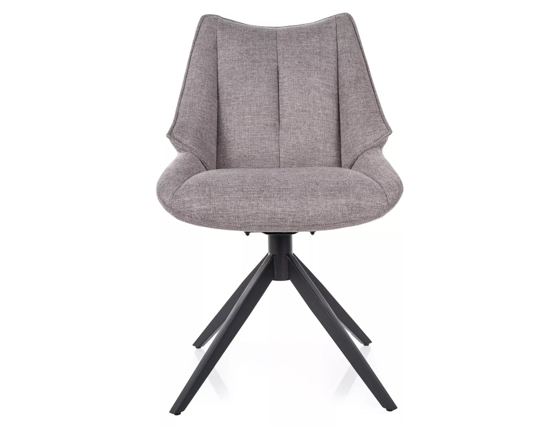 Scaun CODA, gri - Brego 07, stofa clasica/metal, 56x46x91 cm