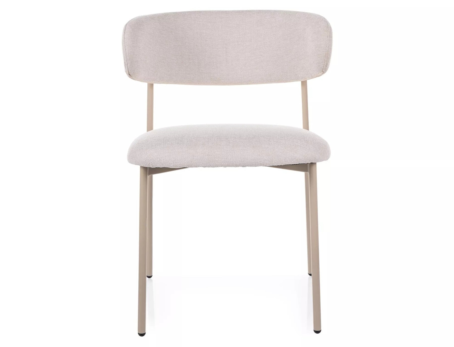 Scaun ELTON, bej deschis - Brego 22/casmir, stofa clasica/metal, 56x46x80 cm