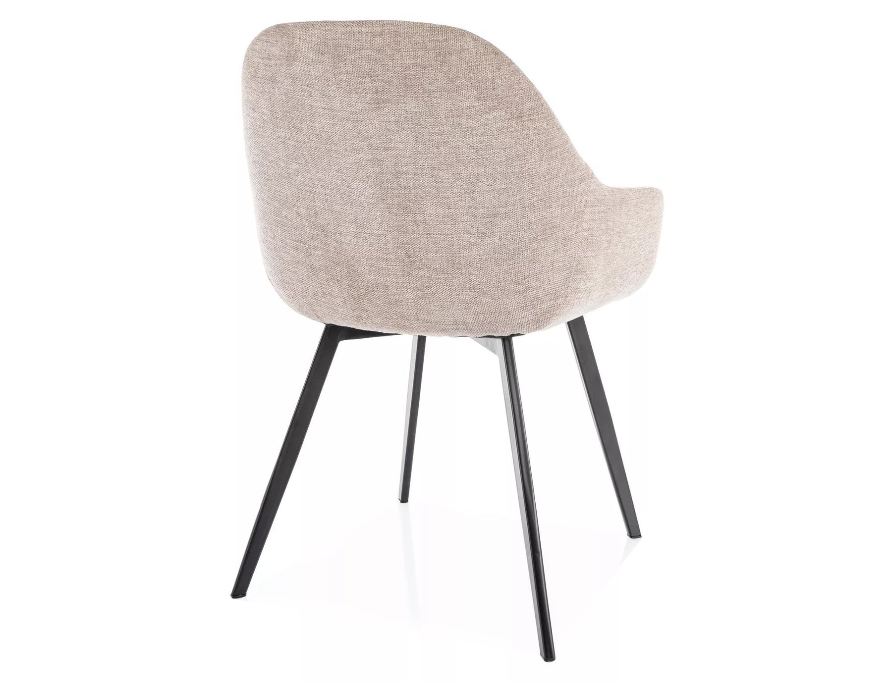 Scaun VINTO, bej - Brego 34, stofa clasica/metal, 57x45x85 cm