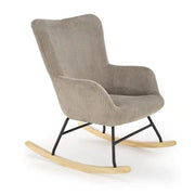 Fotoliu balansoar HOUSTON OCN-37615, gri/negru/stejar